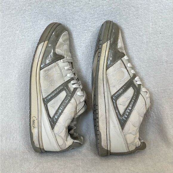 Coach Nova Signature C Silver Sneakers 9M - Picture 14 of 14